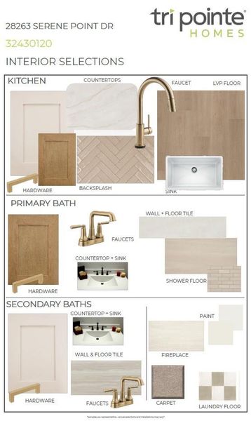 Sample of building materials used in homes in Woodson’s Reserve, Spring (Image 5).