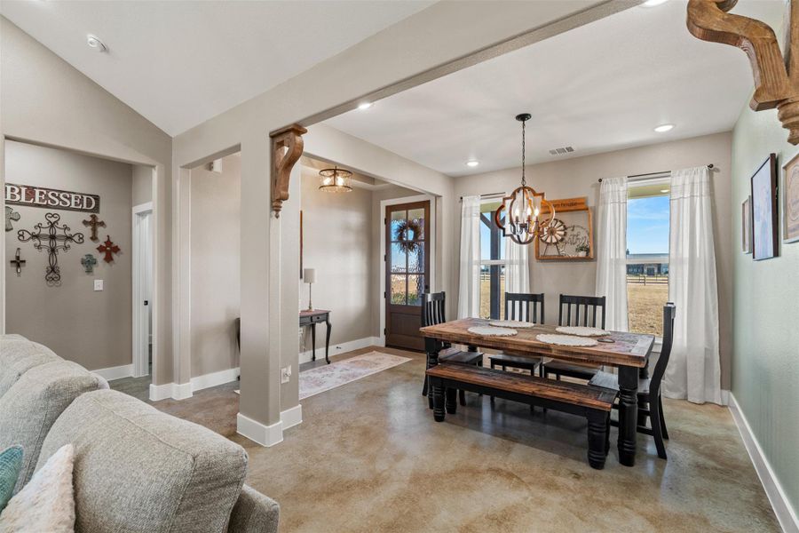 Furnished interior view inside a new home in , Rockdale (Image 16). Furnished interior view inside a new home in , Rockdale (Image 16).