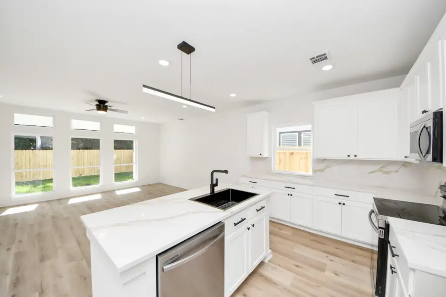 Furnished interior view inside a new home in , Houston (Image 12).