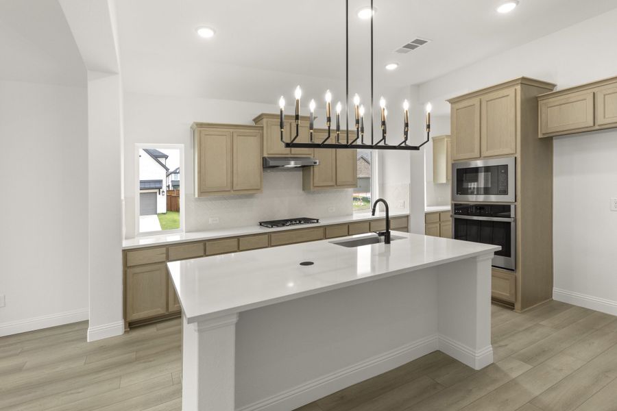 Furnished interior view inside a new home in Creekview Meadows, Pilot Point (Image 6).
