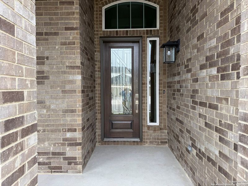 Exterior details and patio area of a home in Mesa Western, Cibolo (Image 3). Exterior details and patio area of a home in Mesa Western, Cibolo (Image 3).