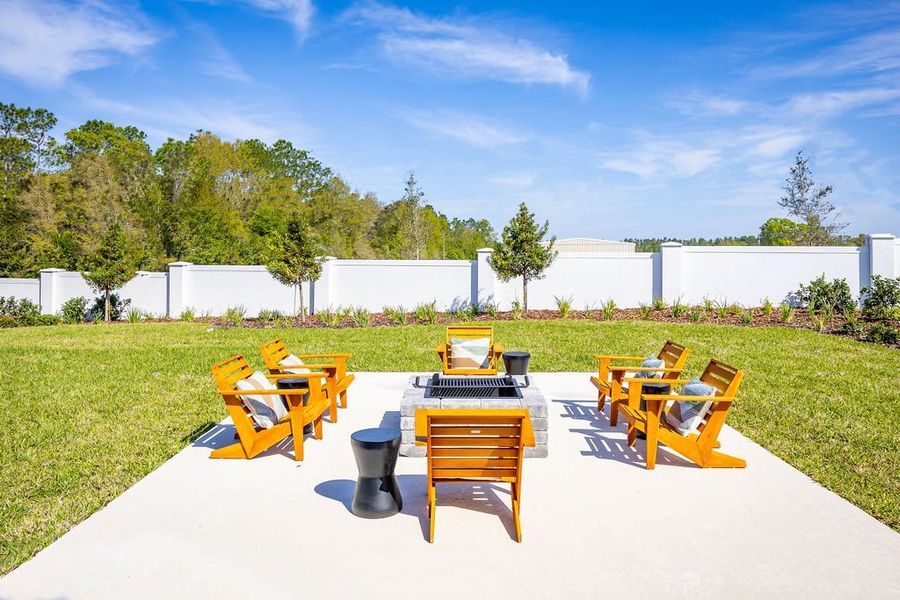 Representative exterior details of a home built from the Magnolia by Landsea Homes in Trinity Gardens, Deland (Image 21).