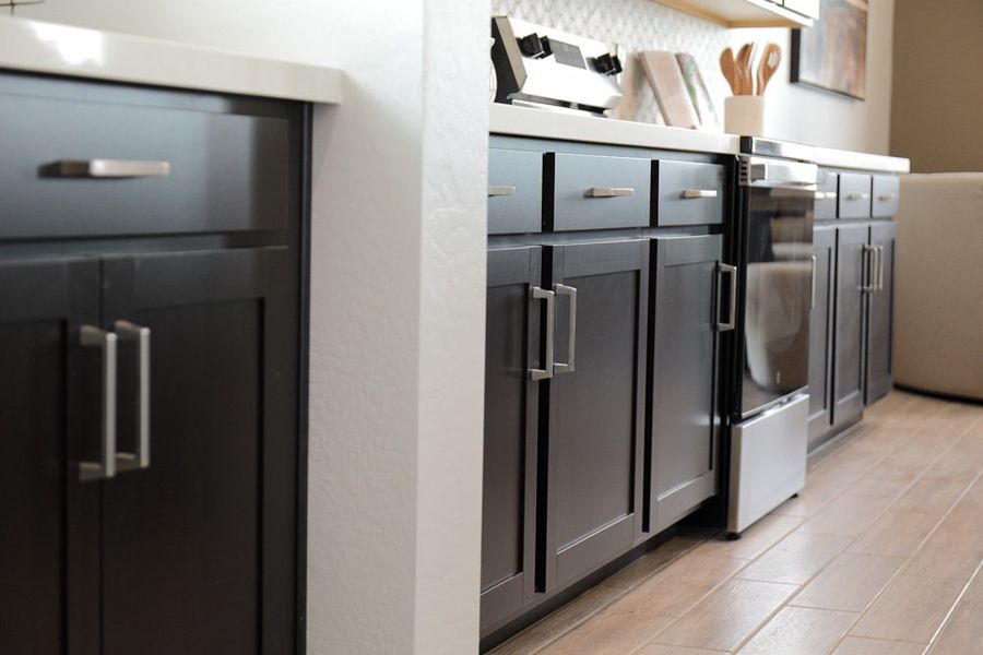 Kitchen finishes - Sanctuary at Stonebridge Model Home. Finishes and options may vary by community