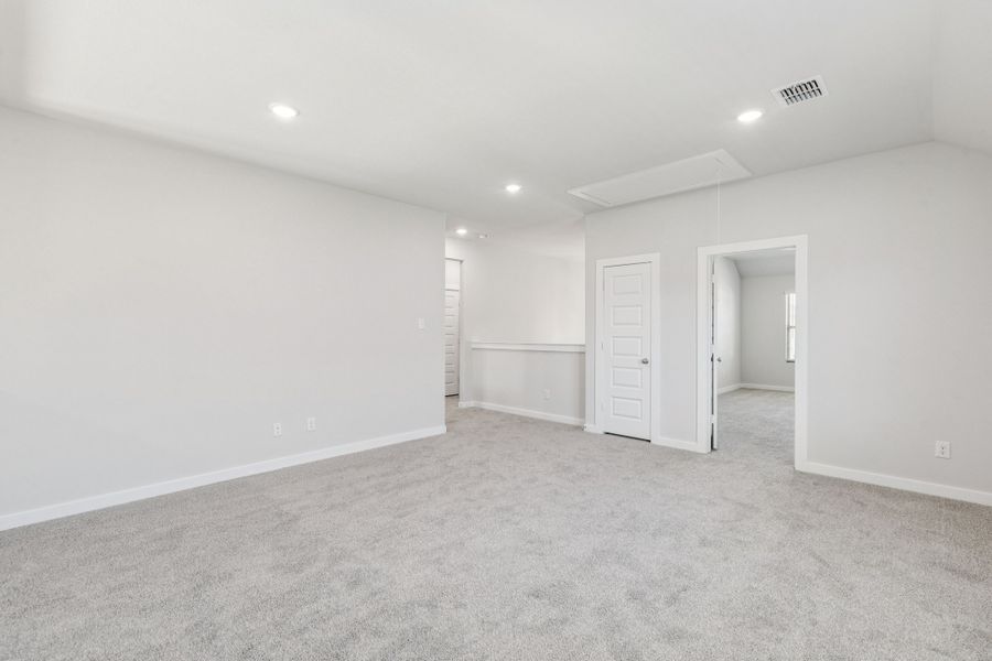 Game Room in the Winters home plan by Trophy Signature Homes – REPRESENTATIVE PHOTO