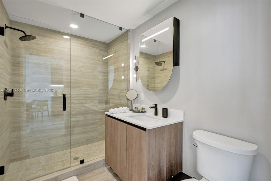 Furnished interior view inside a new home in , Miami Beach (Image 6).