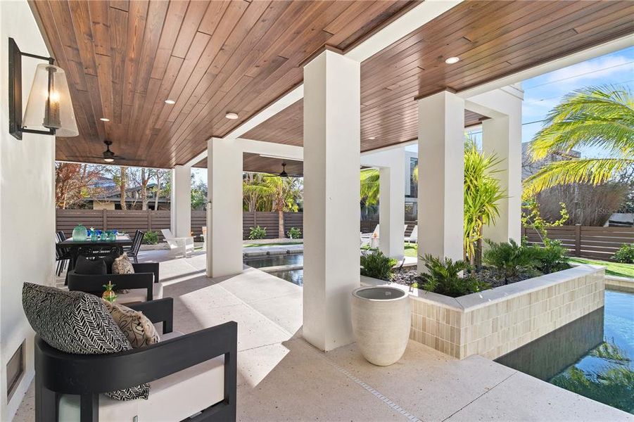Exterior details and patio area of a home in , Sarasota (Image 21).