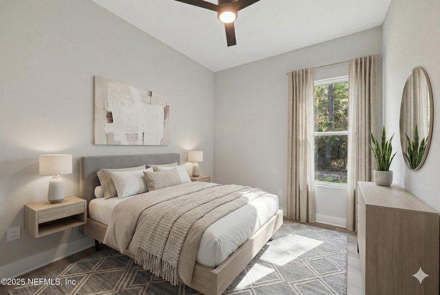 Furnished interior view inside a new home in , Jacksonville (Image 11).