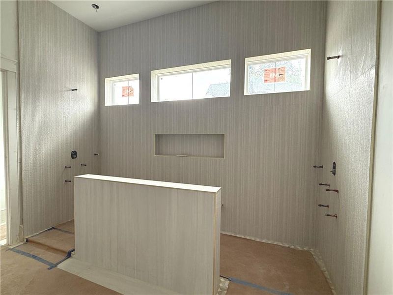 In-progress construction of a new home in , Flowery Branch, GA (Image 20).