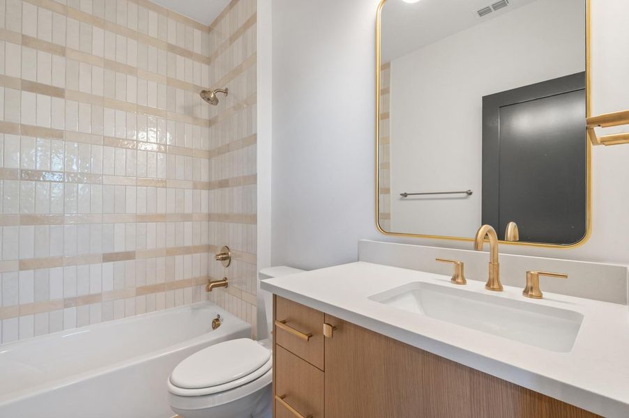 Furnished interior view inside a new home in , Houston (Image 22).