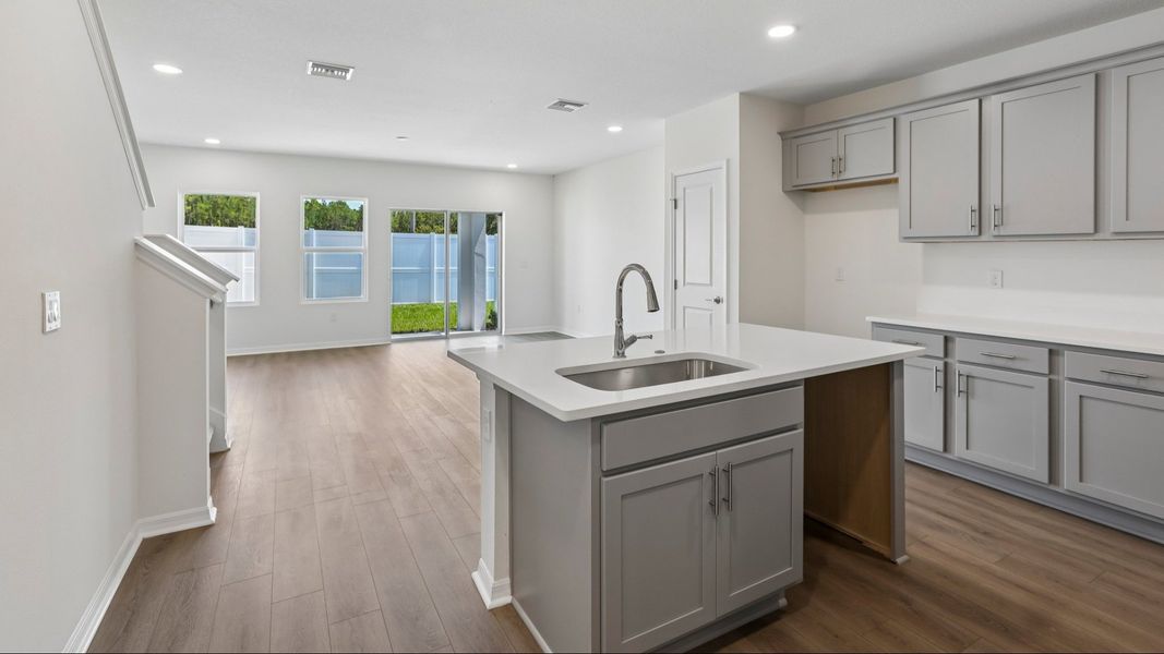 Furnished interior view inside a new home in Twin Oaks, Zephyrhills (Image 14).
