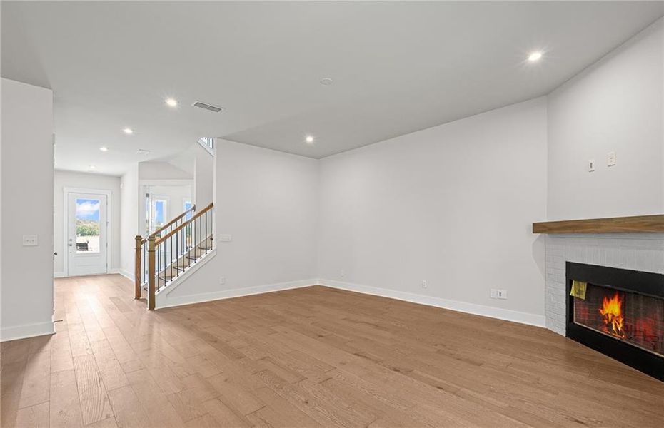 Spacious, unfurnished interior of a new home in Traditions of Braselton, Jefferson (Image 30).