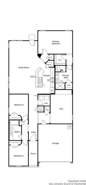 2D floor plan layout of this home in Knox Ridge, Converse, TX (Image 3). 2D floor plan layout of this home in Knox Ridge, Converse, TX (Image 3).