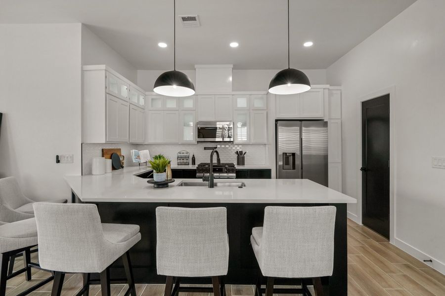 Furnished interior view inside a new home in Paseo Del Este Unit 9, El Paso (Image 17).