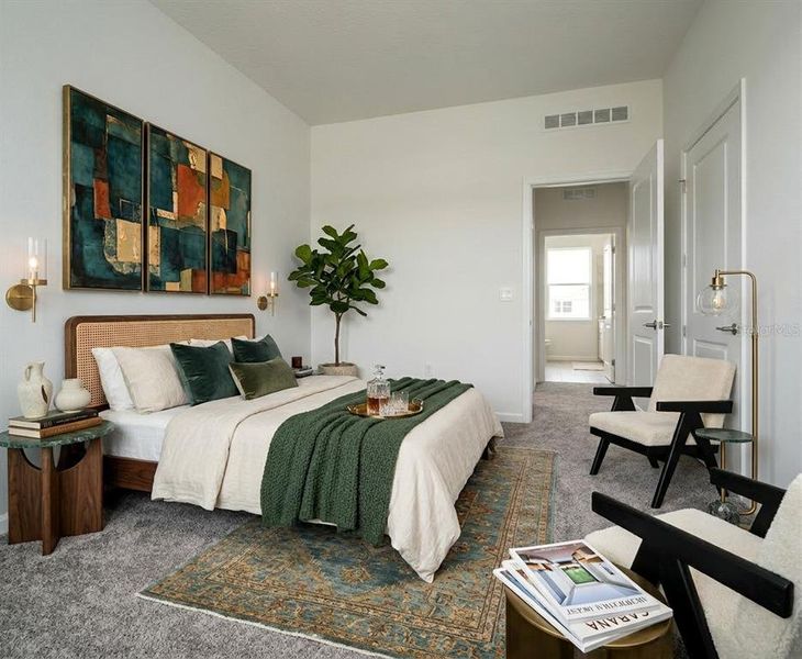 Furnished interior view inside a new home in Wellness Ridge, Clermont (Image 6).