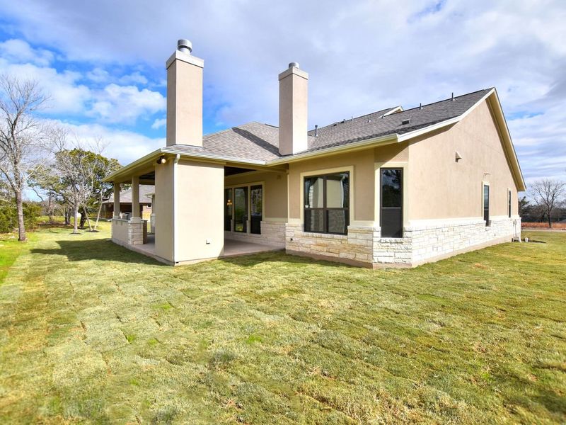 Representative exterior details of a home built from the Madera II by Giddens Homes in Scofield Farms Estates, Georgetown (Image 80).
