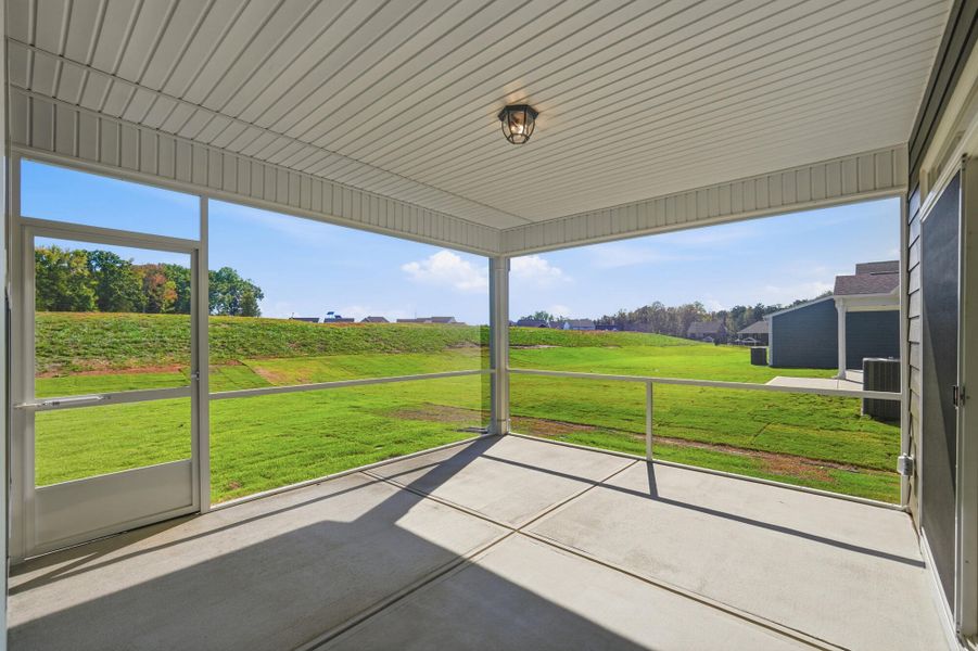 Exterior details and patio area of a home in Carrington, Stanley (Image 3). Exterior details and patio area of a home in Carrington, Stanley (Image 3).