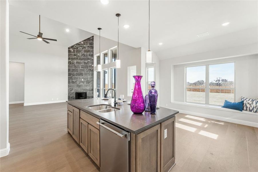 Furnished interior view inside a new home in Crystal Lake Estates, Red Oak (Image 11).