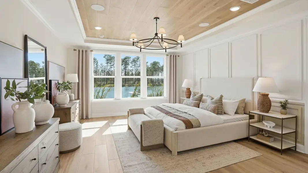 Representative furnished interior of a home built from the Renown by Del Webb in Del Webb Point Hope, Charleston (Image 5). Representative furnished interior of a home built from the Renown by Del Webb in Del Webb Point Hope, Charleston (Image 5).