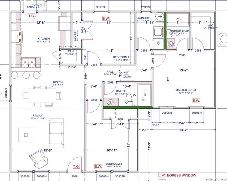 2D floor plan layout of this home in , Del Rio, TX (Image 3).