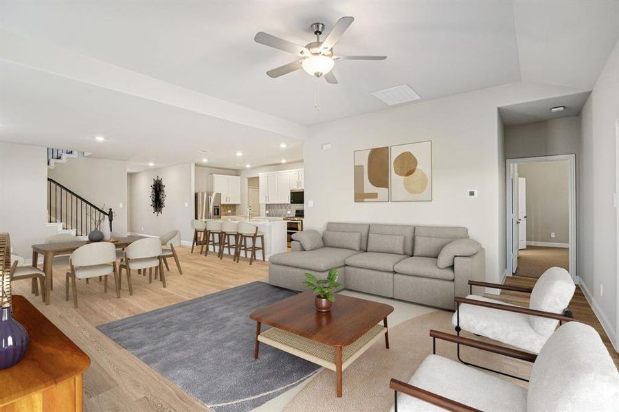 Photo is not of the actual home, but is an inspirational photo of builder’s model home and may depict options, furnishings, and/or decorator features that are not included.