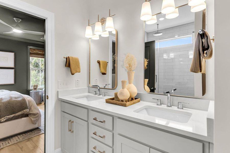 Furnished interior view inside a new home in Heron Preserve, Hanahan (Image 7).