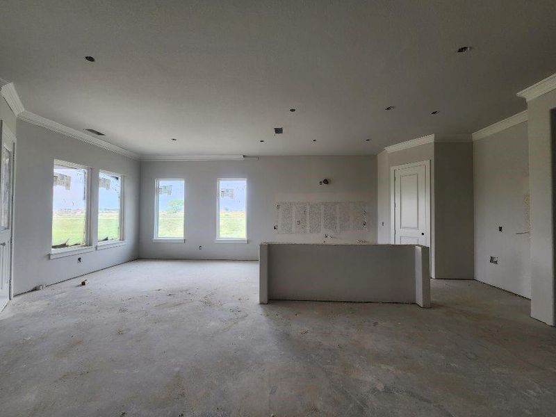 In-progress construction of a new home in Rocky Top, Krum, TX (Image 5).