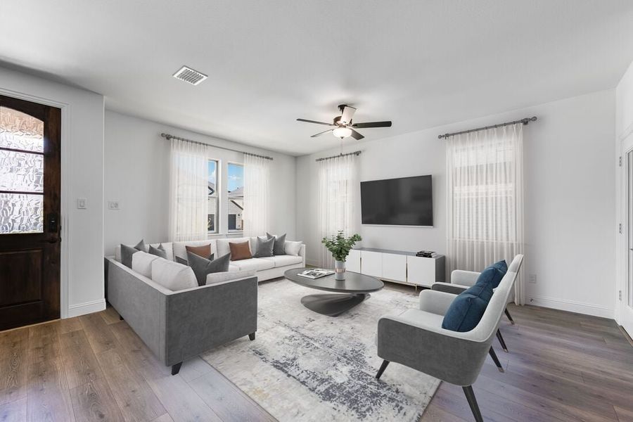 Furnished interior view inside a new home in North Sky Celina, Celina (Image 6).
