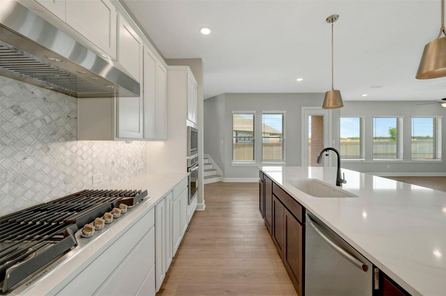 Furnished interior view inside a new home in Prairieland Village - Grove Collection, Cypress (Image 18). Furnished interior view inside a new home in Prairieland Village - Grove Collection, Cypress (Image 18).