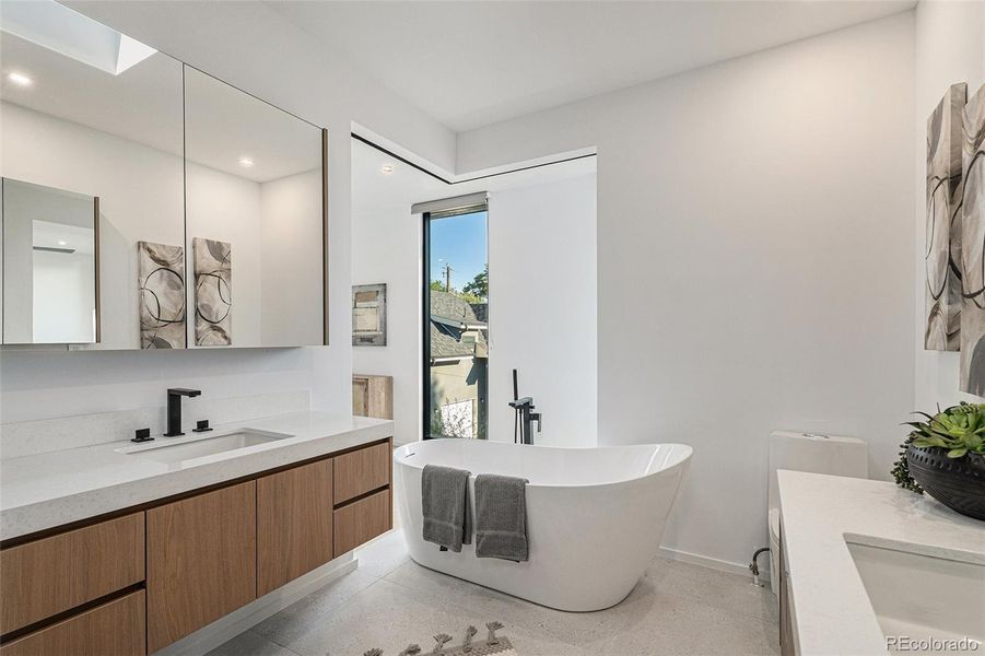 Furnished interior view inside a new home in , Denver (Image 15).