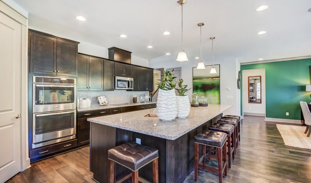 Kitchen with island