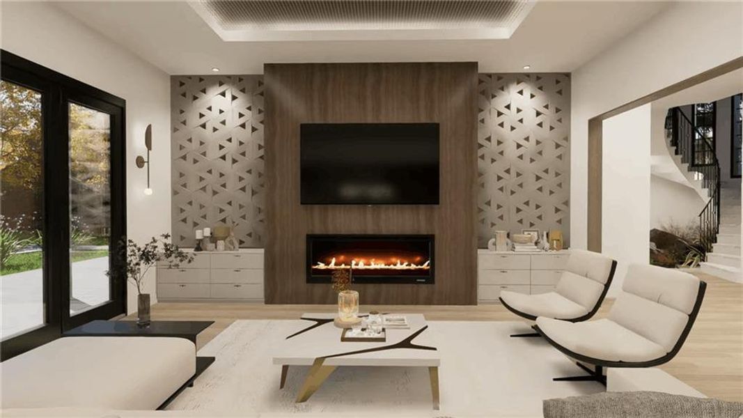 Furnished interior view inside a new home in , Fairburn (Image 4).