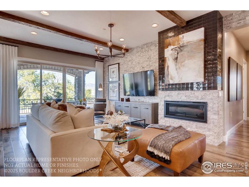 Furnished interior view inside a new home in , Broomfield (Image 26).