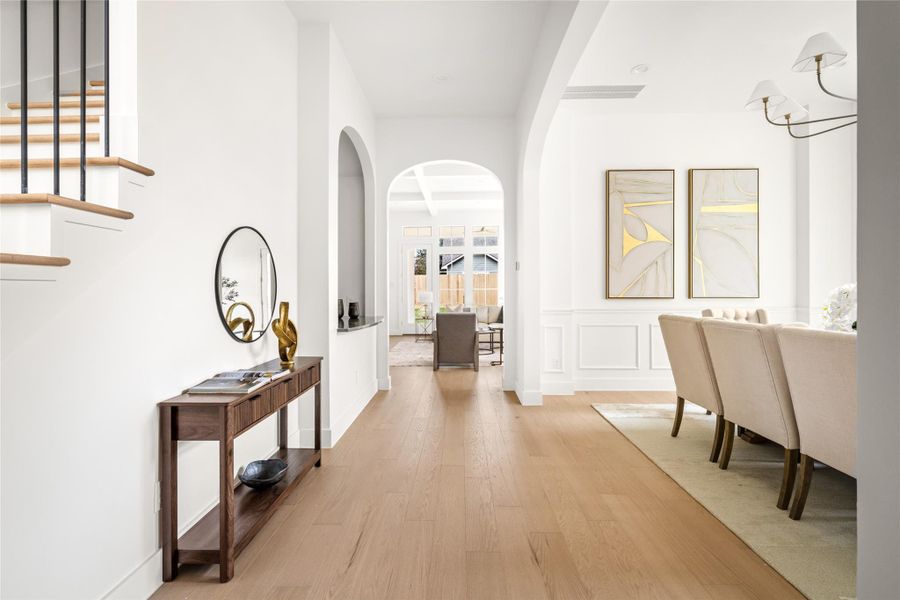 Furnished interior view inside a new home in , Houston (Image 25).