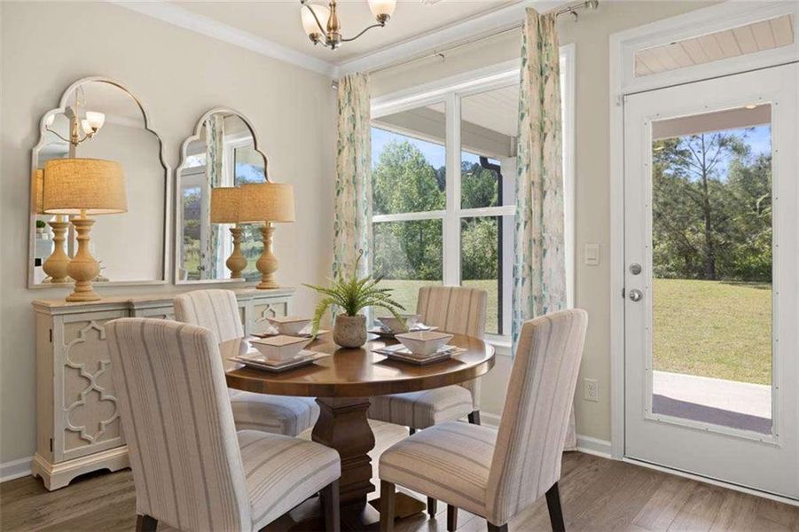 Furnished interior view inside a new home in Wildwood, Covington (Image 47). Furnished interior view inside a new home in Wildwood, Covington (Image 47).