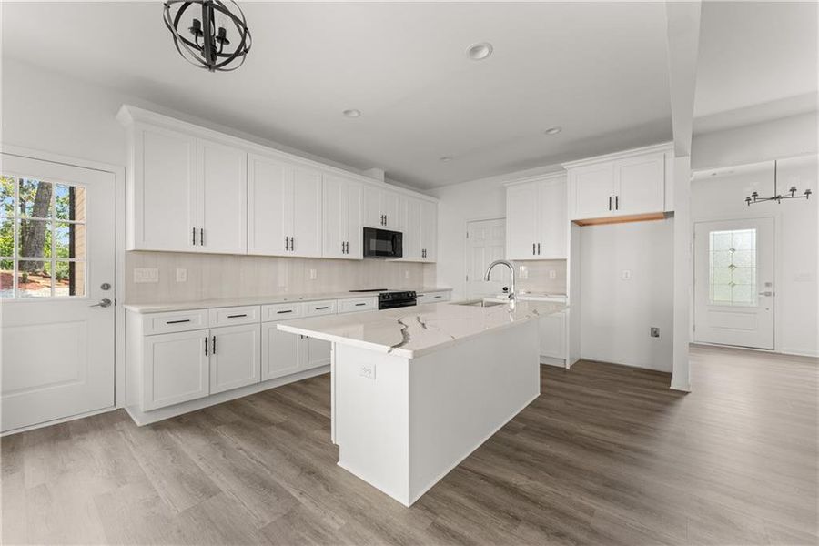 Furnished interior view inside a new home in , Gainesville (Image 7).