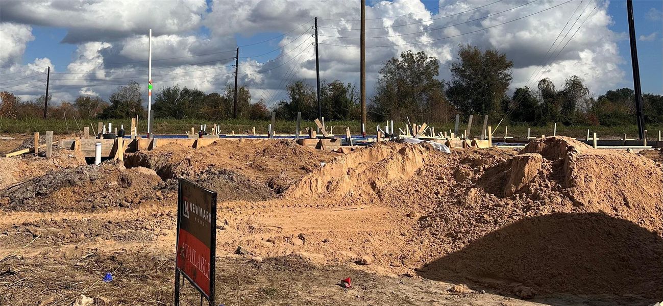 Site preparation for new homesites in , Iowa Colony (Image 3).