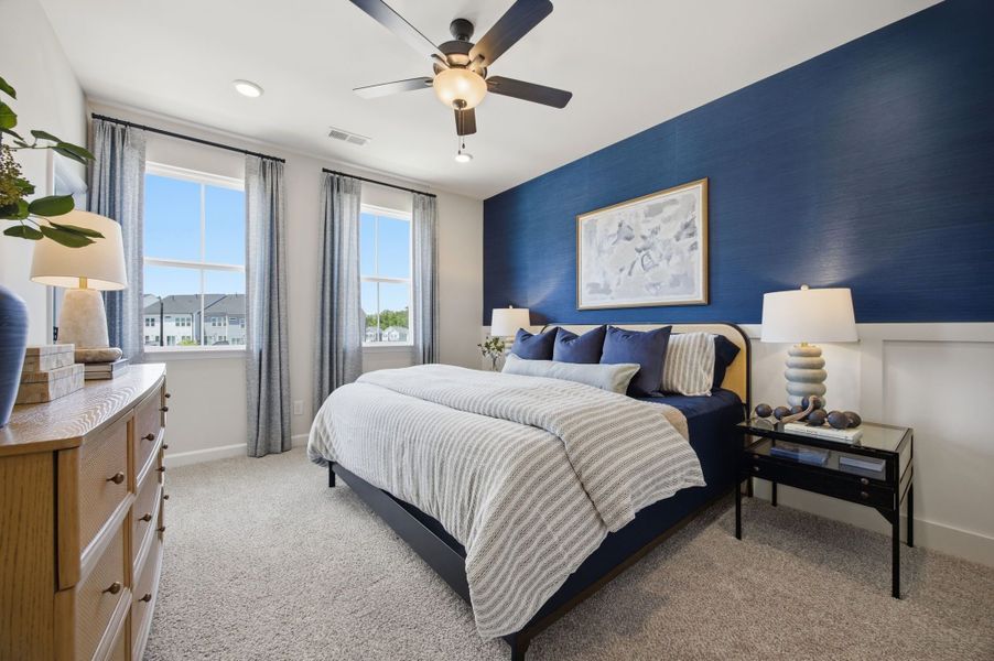 Representative furnished interior of a home built from the The Burke C by Davidson Homes LLC in Forestville Yard, Knightdale (Image 28).