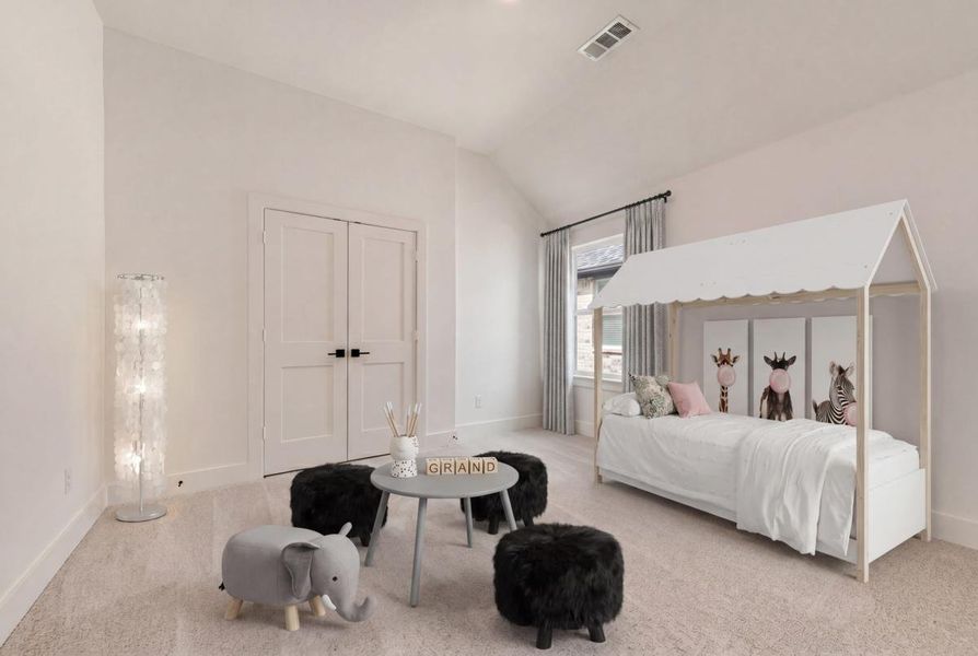 Furnished interior view inside a new home in Edgewater, Fate (Image 20).