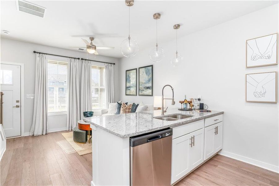 Furnished interior view inside a new home in , Fayetteville (Image 6).