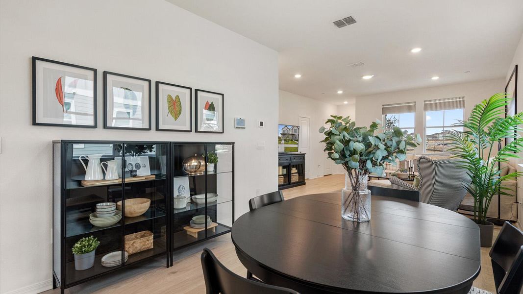 Furnished interior view inside a new home in Avery Centre, Round Rock (Image 34).