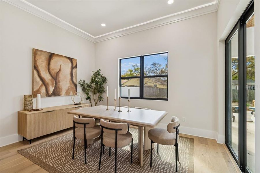 Furnished interior view inside a new home in , Tampa (Image 13).