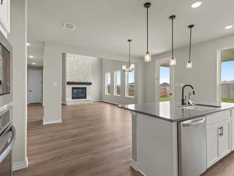 Furnished interior view inside a new home in The Reserve at Potranco Oaks, Castroville (Image 13).