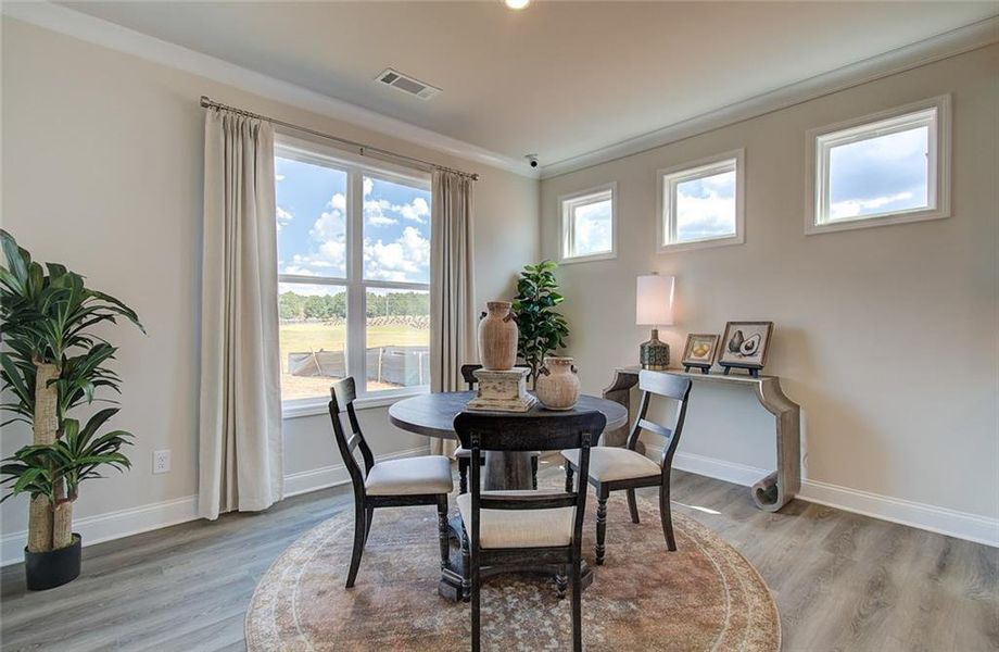 Furnished interior view inside a new home in Crofton Place Enclave, Snellville (Image 25).