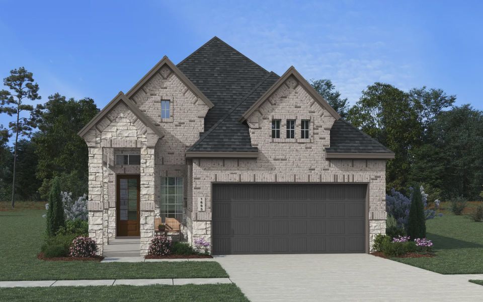 Representative exterior photo of a completed home built from the Toronto by Chesmar Homes in Stillwater Ranch, San Antonio, TX (Image 13).