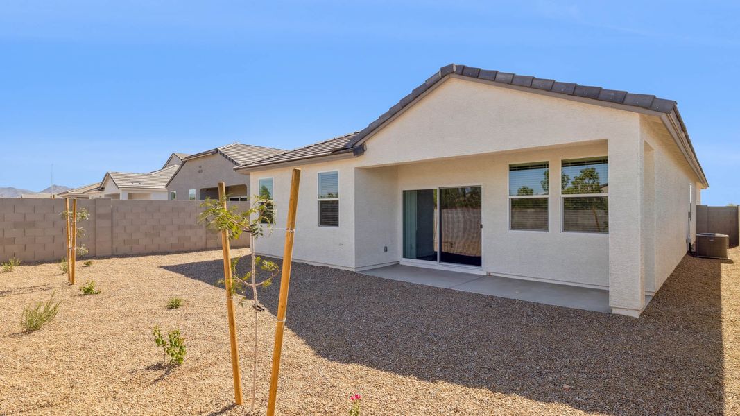 Exterior details and patio area of a home in Del Rio Ranch, Avondale (Image 1). Exterior details and patio area of a home in Del Rio Ranch, Avondale (Image 1).