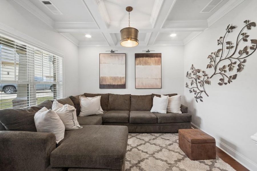 Furnished interior view inside a new home in Nine Oaks, Locust Grove (Image 5). Furnished interior view inside a new home in Nine Oaks, Locust Grove (Image 5).