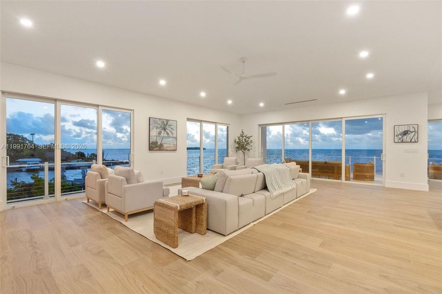 Furnished interior view inside a new home in , Key Largo (Image 43).