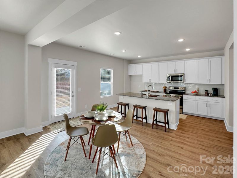 Furnished interior view inside a new home in , Mooresville (Image 5).