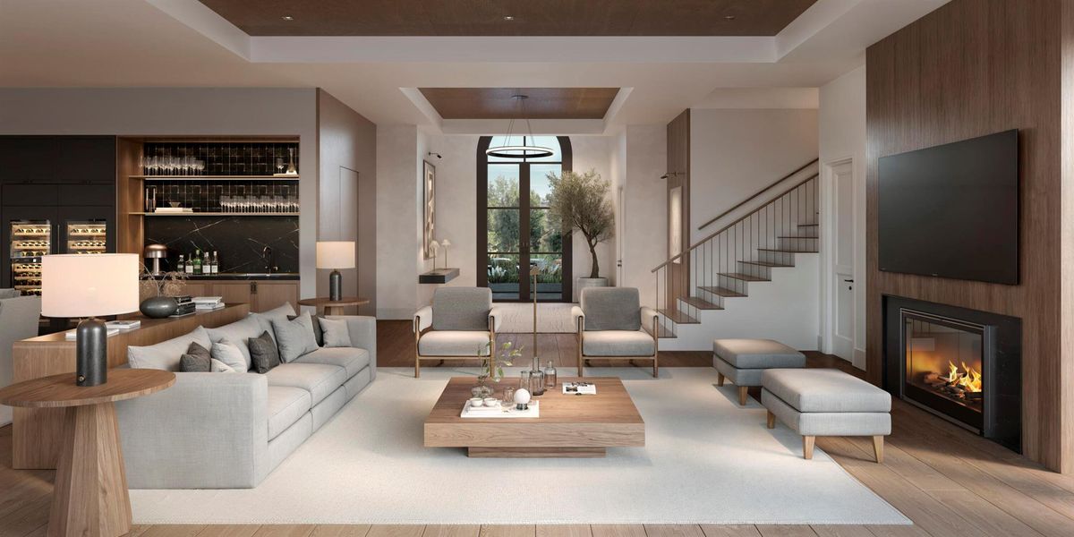 Furnished interior view inside a new home in , Boca Raton (Image 22).