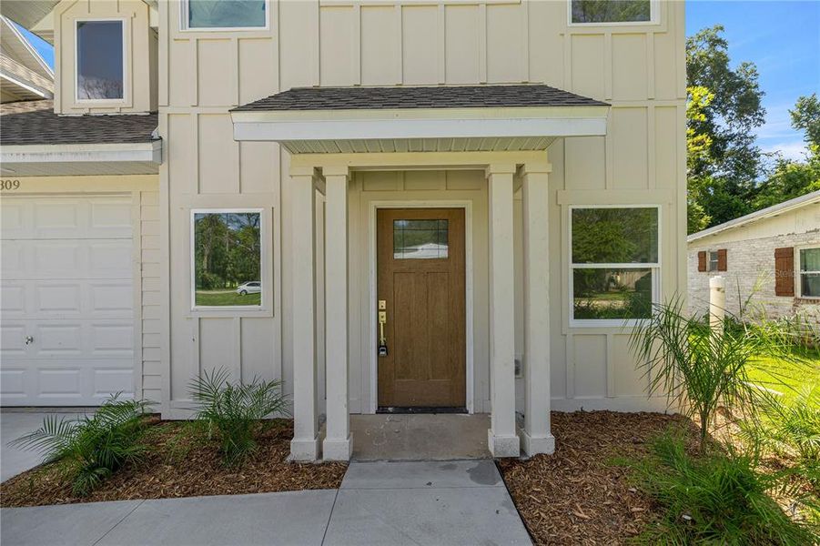 Townhouse on right side